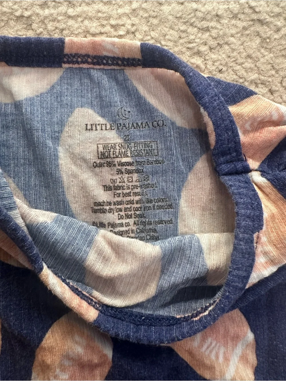 Little pajama co cozy navy